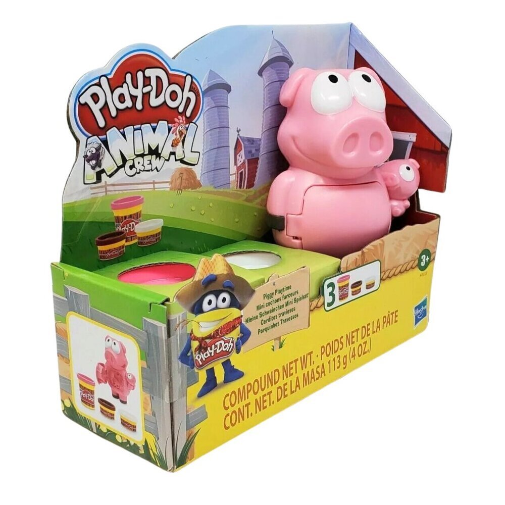 NEW Play-Doh Animal Crew Pigsley’s Piggy Playtime Farm Christmas Gift Pig Play - Picture 6 of 6